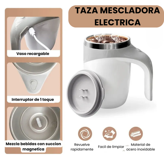 Taza Mezcladora Electrica Recargable
